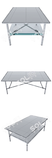 Geiger Layer Tables: Elegant Herman Miller Collection 3D model image 9