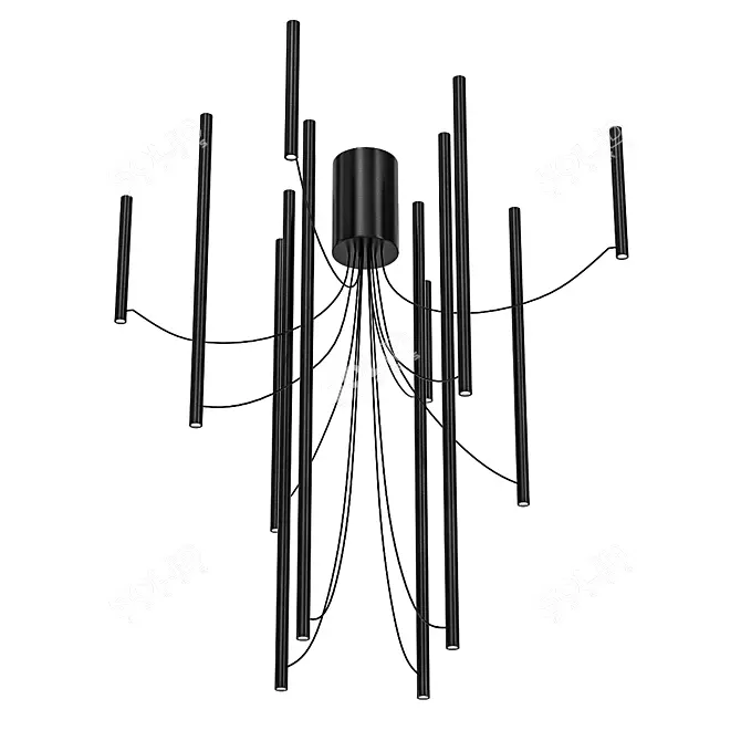 ARI Ceiling Light by Fabbian - Contemporary Design 3D model image 1