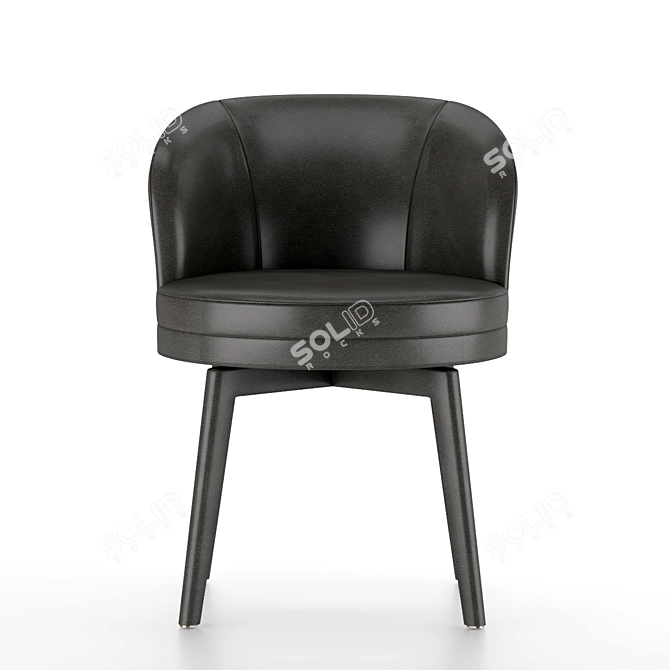 Elegant Fendi Doyle Chair 3D model image 1