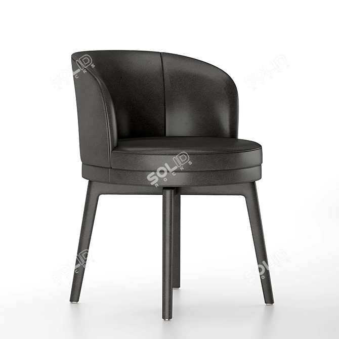 Elegant Fendi Doyle Chair 3D model image 2