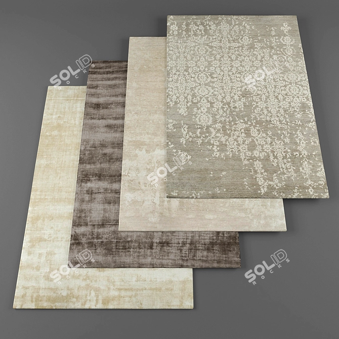 Title: Jaipur Rugs Collection | Unique Home Decor 3D model image 1