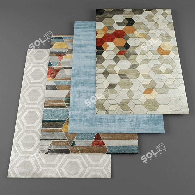 Jaipur Collection Rugs 3D model image 1