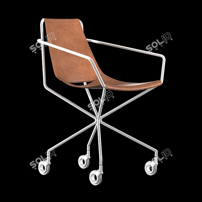 Elegant Apelle DP CU Armchair 3D model image 2