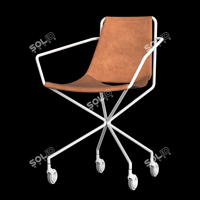 Elegant Apelle DP CU Armchair 3D model image 3