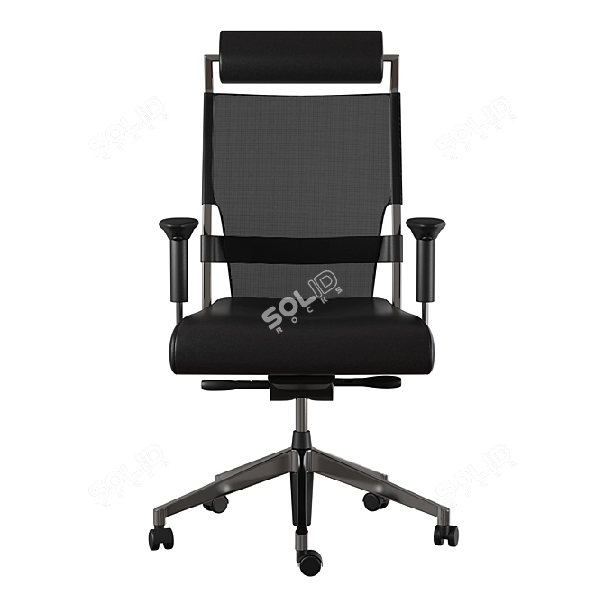 ErgoMesh Swivel Chair 3D model image 2