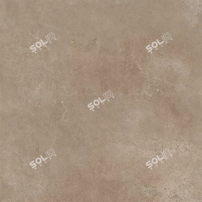 Trendy Taupe Concrete Wall Tiles 3D model image 5