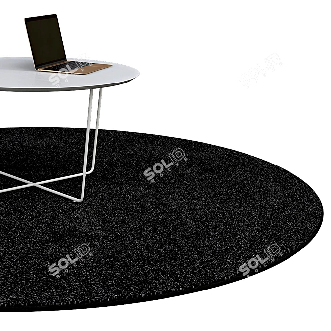 Elegant Circle Rugs | Classy Design 3D model image 2