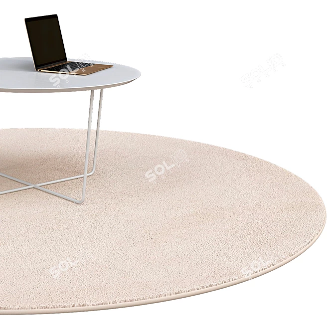 Premium Circle Rugs | Number 012 3D model image 2