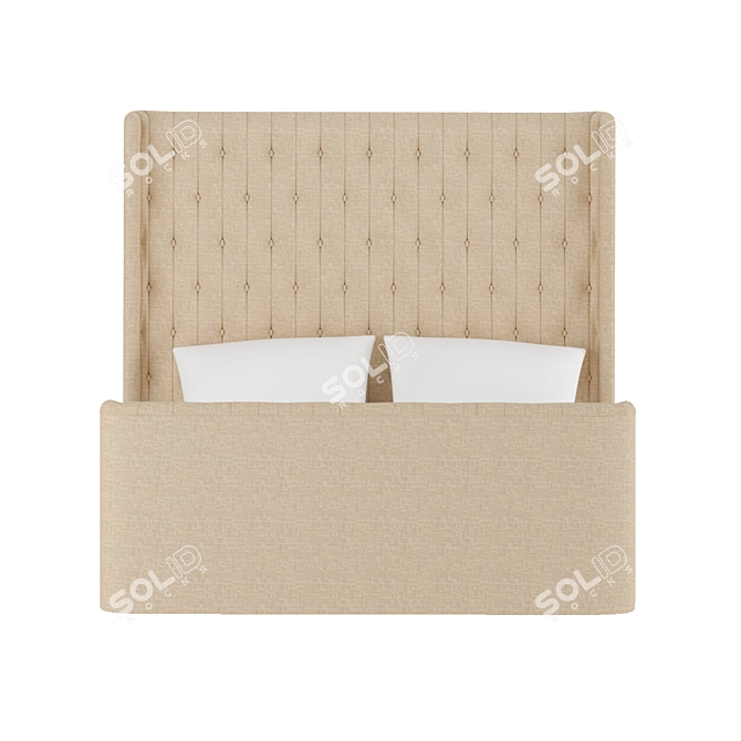 Classic Swing Bed Linen 3D model image 2