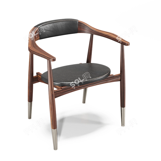 Elegant Garbo Dining Chair: Polys 30.592, Verts 30.612 3D model image 6