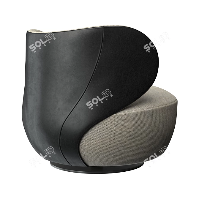 Walter Knoll Bao 207-10 C: Sleek Modern Design 3D model image 2