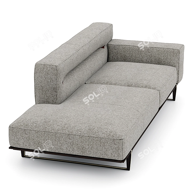 KENDO Corner Sectional Sofa | Natuzzi 3D model image 8