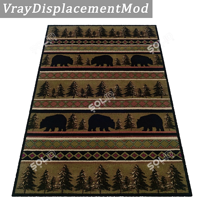 Luxury Carpets Set 800 3D model image 3