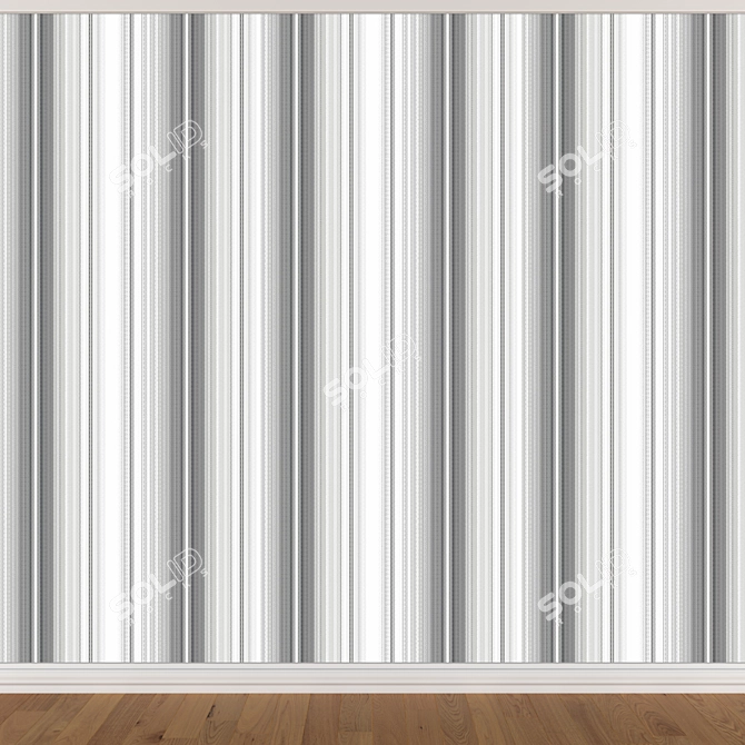 Seamless Wallpaper Set - 3 Colors 3D model image 4