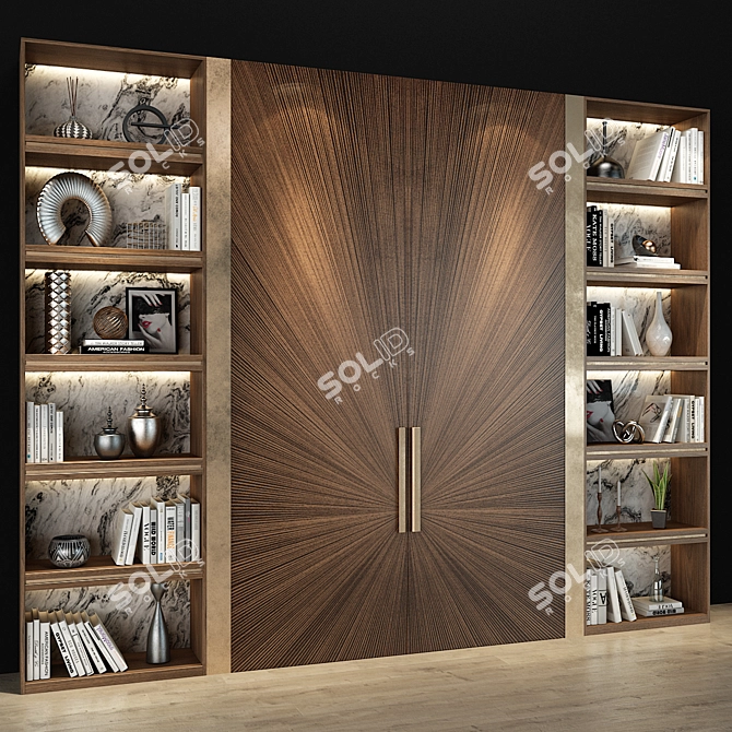 Stylish Cabinet by Studia 54 3D model image 2