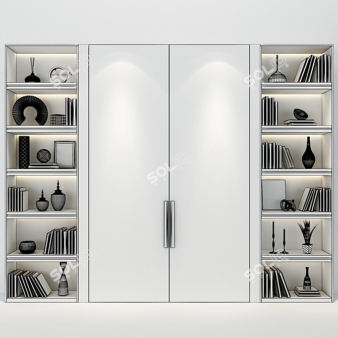 Stylish Cabinet by Studia 54 3D model image 3