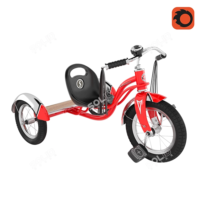 Schwinn Roadster Trike: Fun on 3 Wheels! 3D model image 4