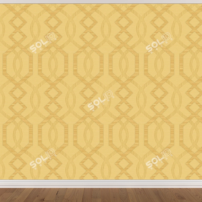 Seamless Wallpaper Set (3 Colors) 3D model image 3