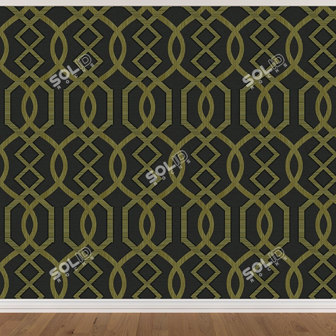 Seamless Wallpaper Set (3 Colors) 3D model image 4