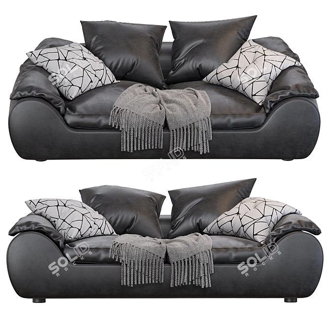 Luxurious Comfort: ILARIA Sofa 3D model image 2