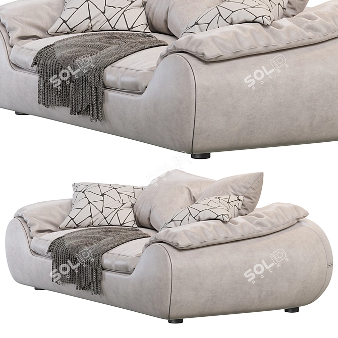 Luxurious Comfort: ILARIA Sofa 3D model image 3