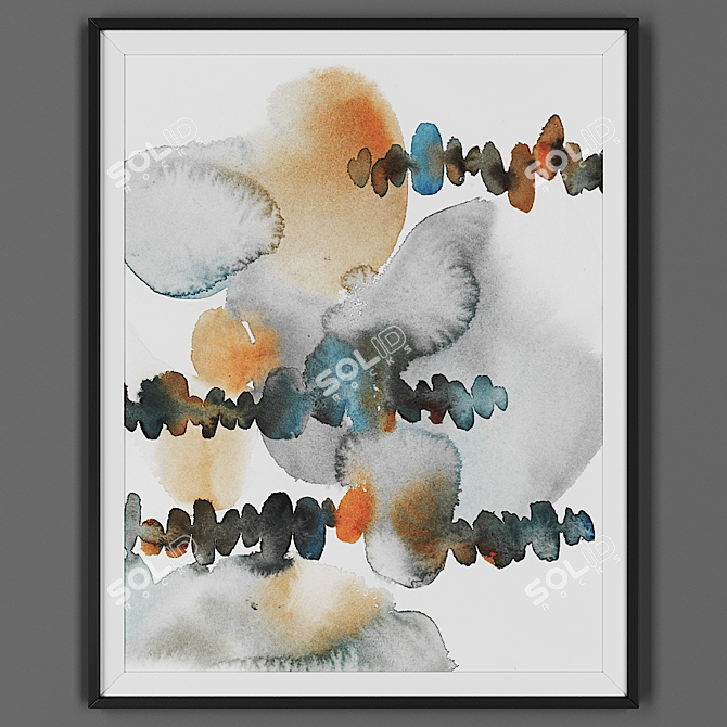 Title: Black Framed Picture 00039 3D model image 1