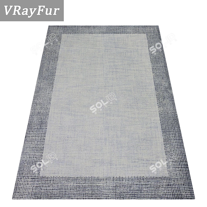 Versatile High-Quality Carpets Set 3D model image 2