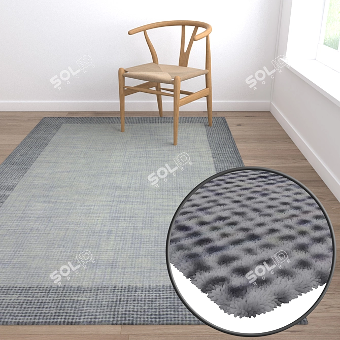 Versatile High-Quality Carpets Set 3D model image 5