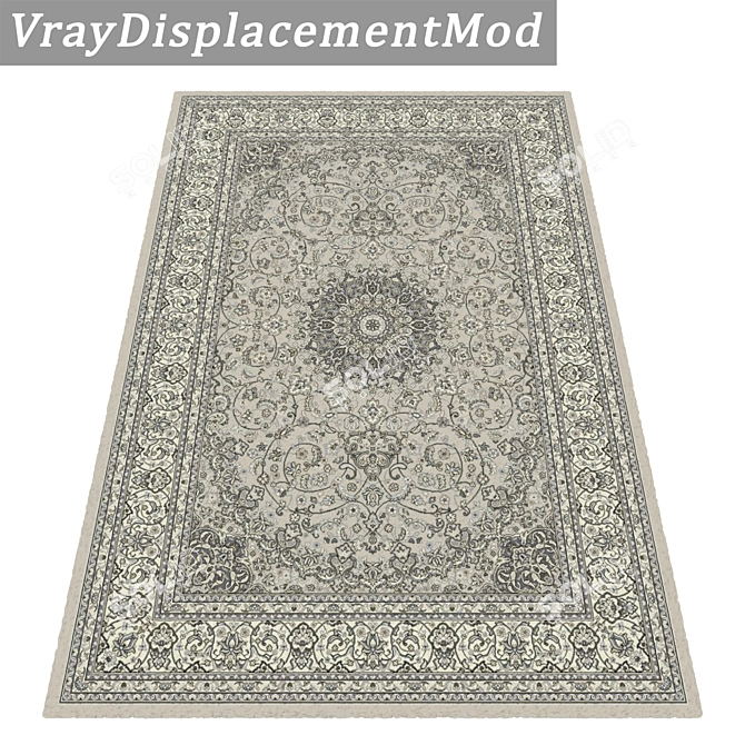 Title: Versatile 3-Piece Carpet Set 3D model image 3