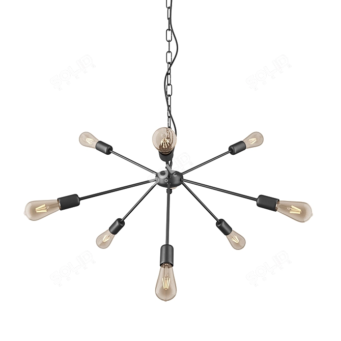 Modern Minimalist Nowodvorski ROD Pendant 3D model image 1