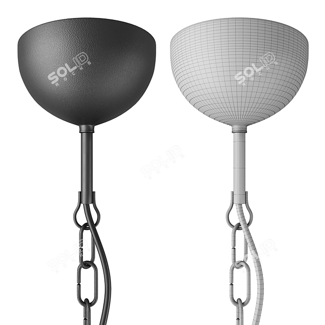 Modern Minimalist Nowodvorski ROD Pendant 3D model image 5