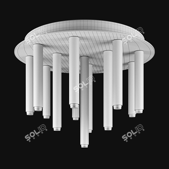 Modern Stalactite XIII Pendant Light 3D model image 5