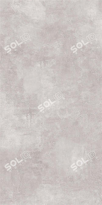 Modern Gray Concrete Tile Set 3D model image 4