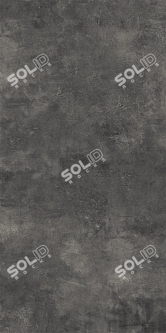 Ares Black Concrete Set: High-Quality 3D Textures 3D model image 4