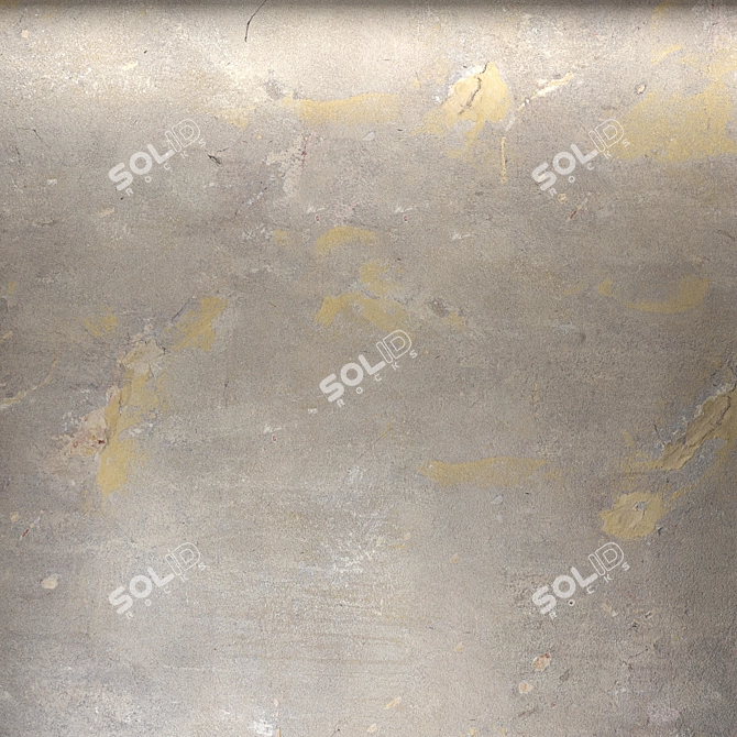 Rugged Cement Plaster for Perfect Walls 3D model image 2