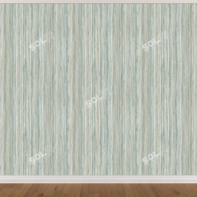 Seamless Wallpaper Set - 3 Colors 3D model image 3