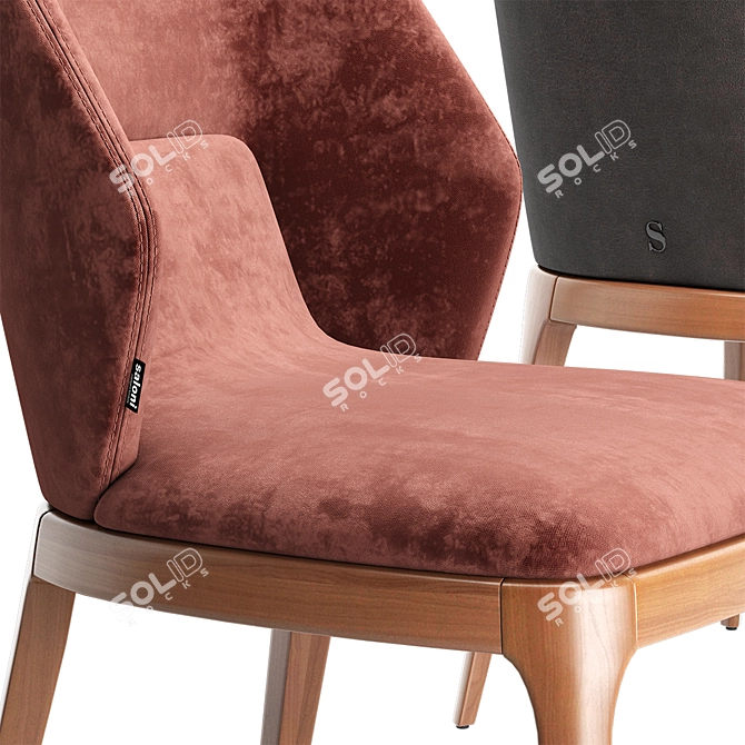 Emporio Chair: Stylish and Comfortable 3D model image 4