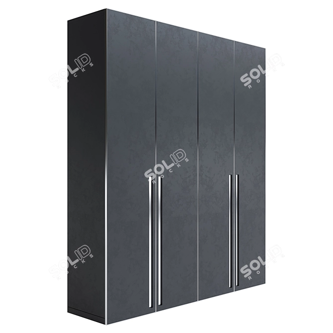 Custom Design Wardrobe: Stylish & Functional 3D model image 3