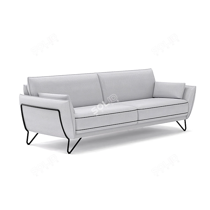 Luxury Belgian Sofa Montego 3D model image 4
