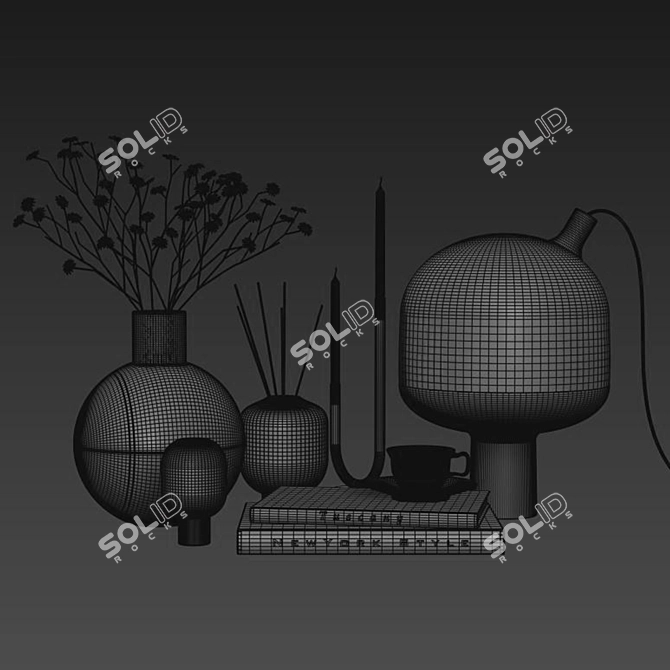 Modern Decor Set: Hauri Arche Collection 3D model image 5