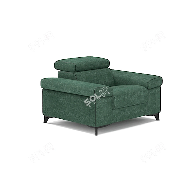 Modern Belgian Sofa Silenos 3D model image 2