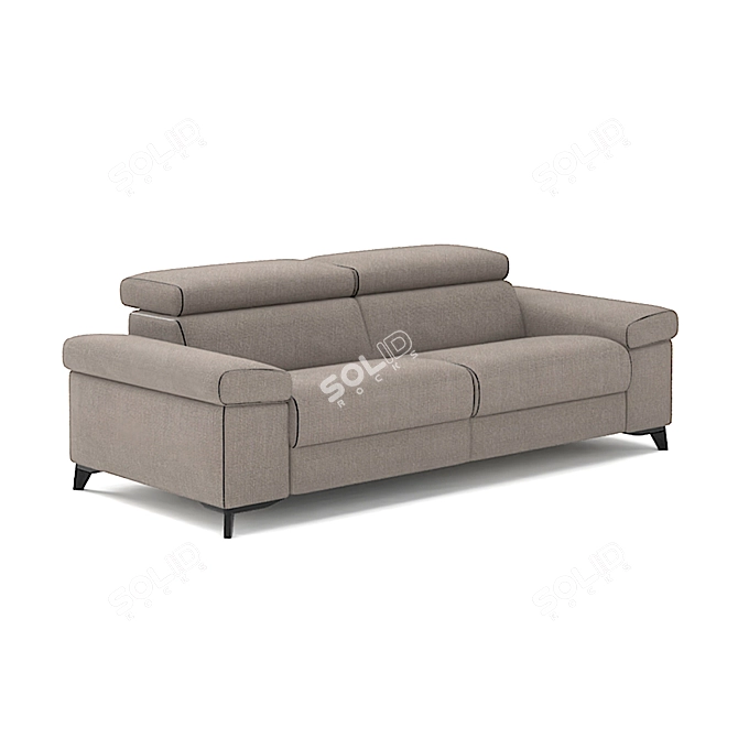 Modern Belgian Sofa Silenos 3D model image 3