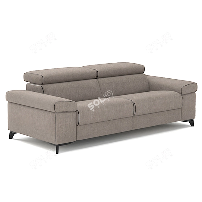 Modern Belgian Sofa Silenos 3D model image 4