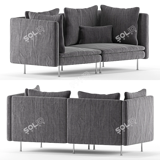 Modern SÖDERHAMN 2-Seater Sofa 3D model image 1