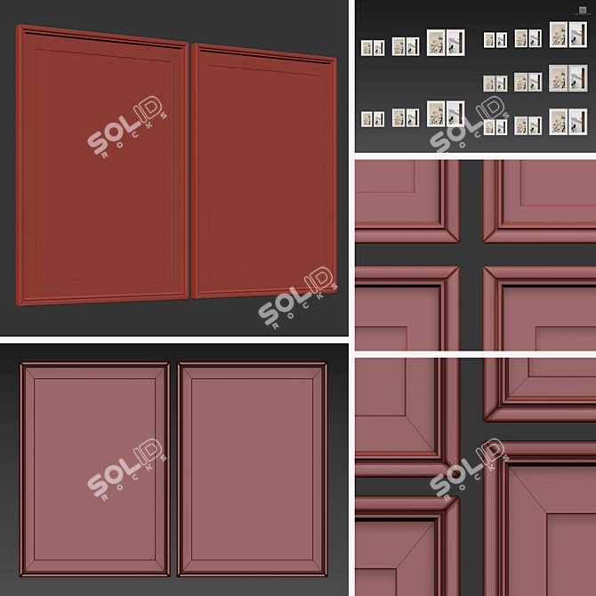 Classic Frame Collection - Set of 154 3D model image 5