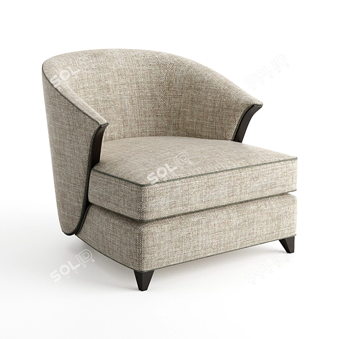 Sophisticated St Malo Armchair 3D model image 1