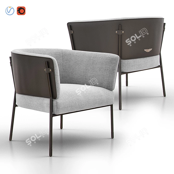 Aston Martin V243 Easy Chair 3D model image 1