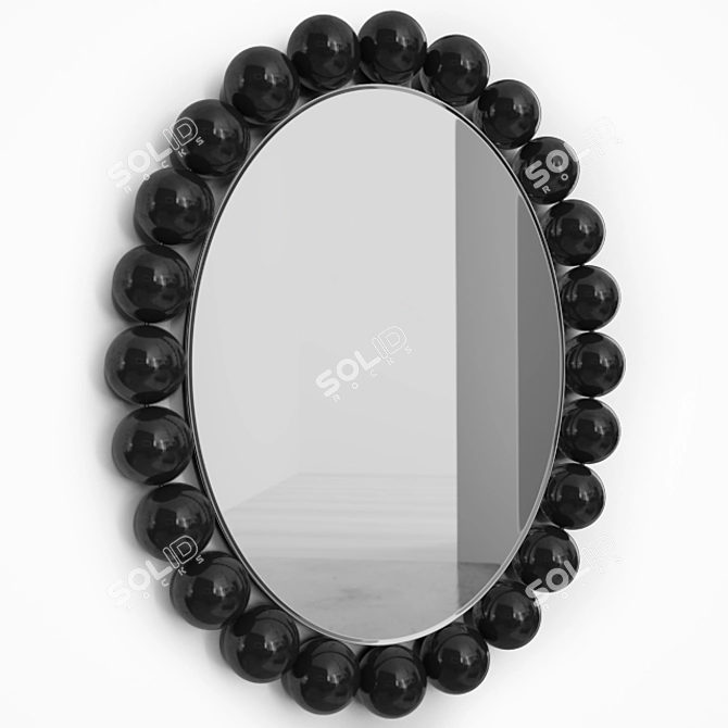 Elegant Perles Mirror by Christopher Guy 3D model image 3