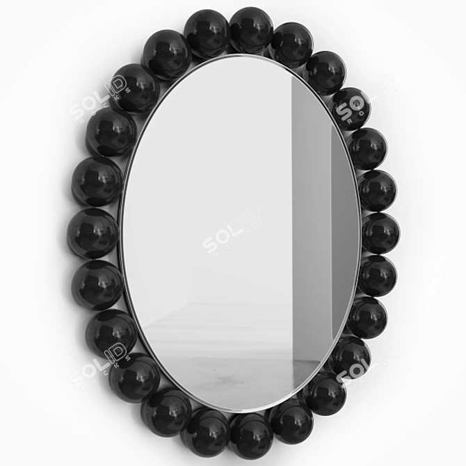 Elegant Perles Mirror by Christopher Guy 3D model image 4