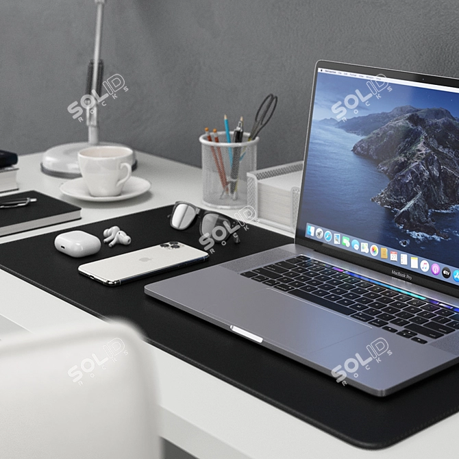 MacBook Pro for Productive Work 3D model image 3
